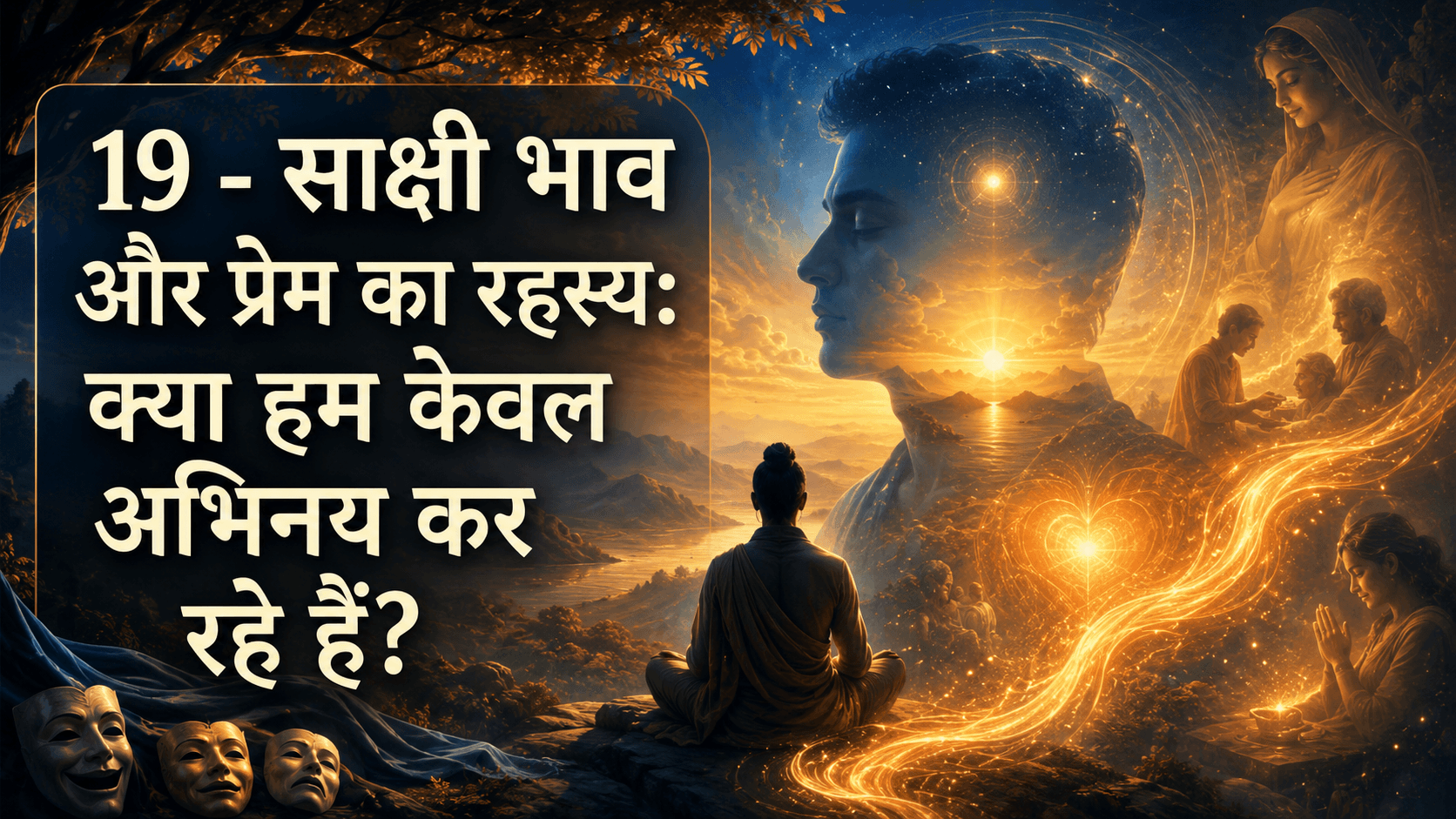साक्षी भाव और प्रेम का रहस्य: क्या हम केवल अभिनय कर रहे हैं? - Nirvan Dham