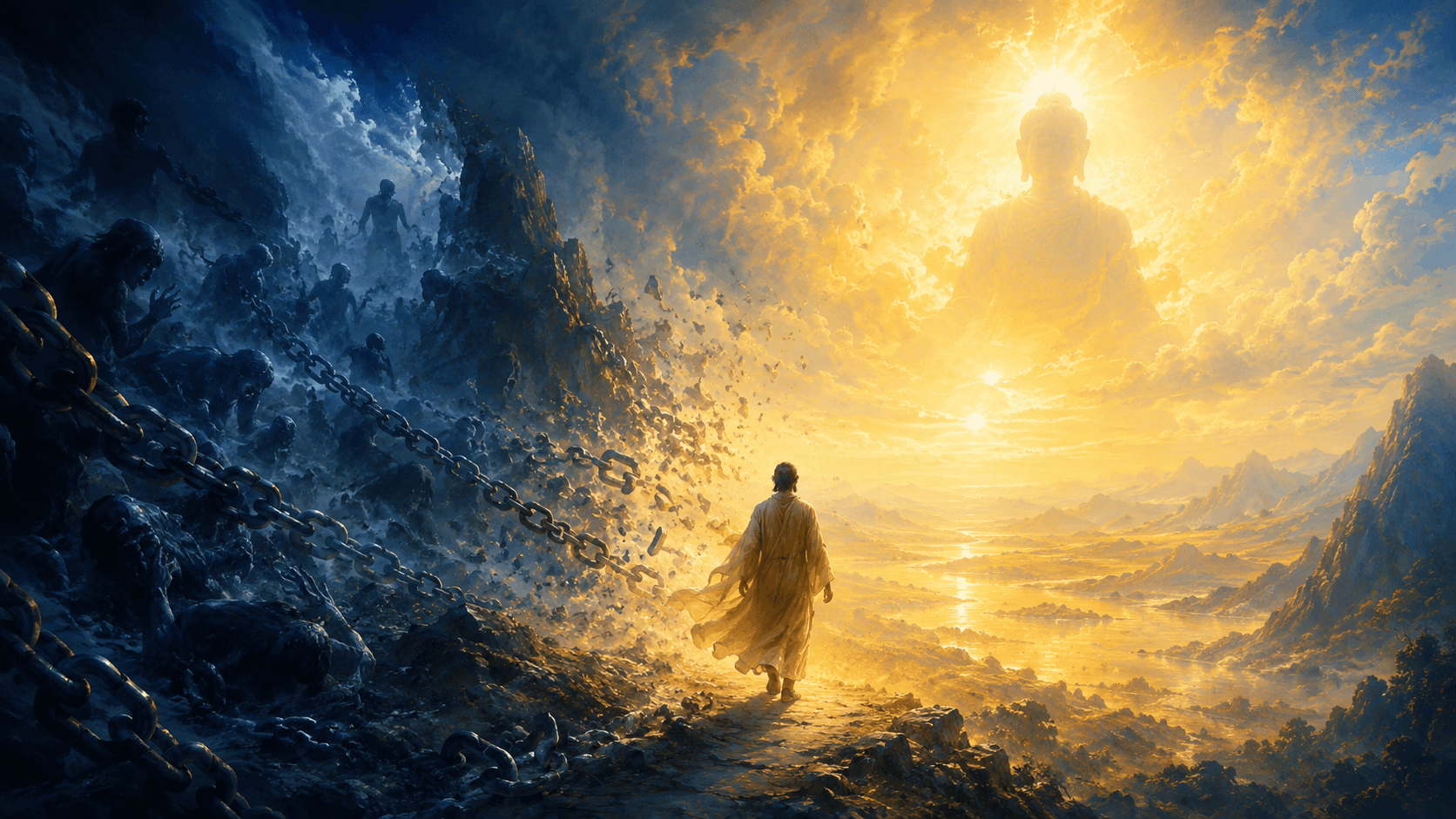 प्रश्न-१: ज्ञानमार्ग दुःख से मुक्ति कैसे दिलाता है? - Nirvan Dham