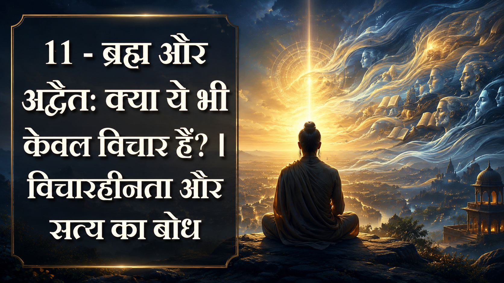 ब्रह्म और अद्वैत: क्या ये भी केवल विचार हैं? | विचारहीनता और सत्य का बोध - Nirvan Dham