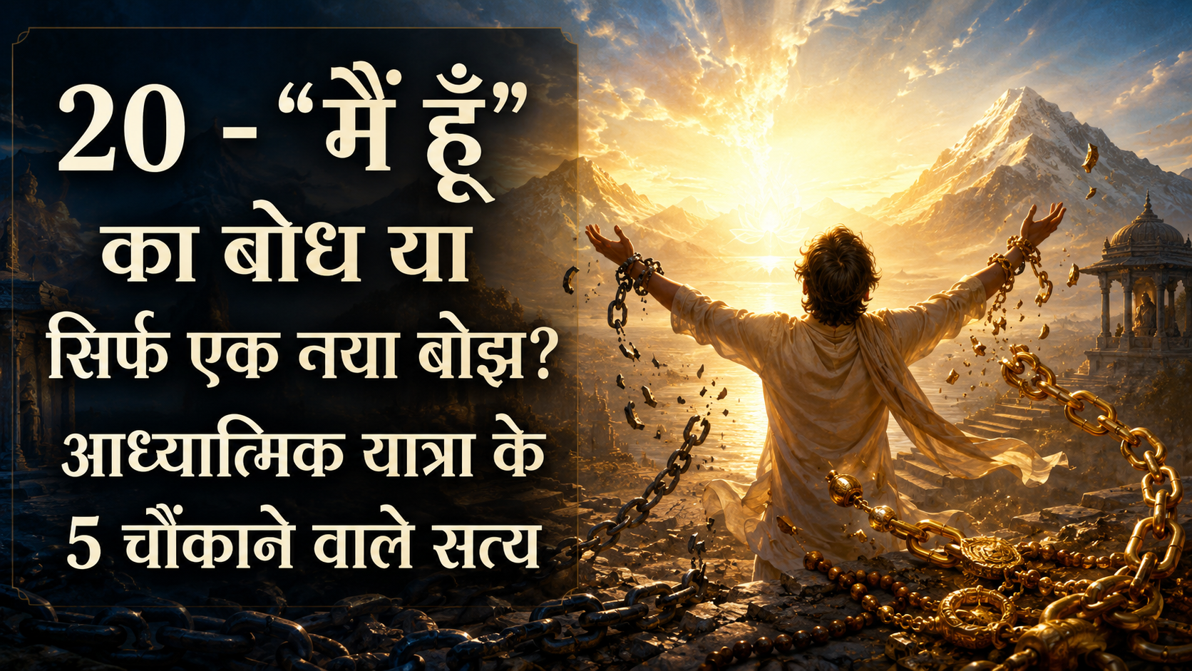 “मैं हूँ” का बोध या सिर्फ एक नया बोझ? आध्यात्मिक यात्रा के 5 चौंकाने वाले सत्य - Nirvan Dham