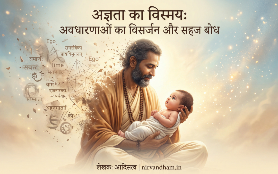 अज्ञेता का विस्मय: अवधारणाओं का विसर्जन और सहज बोध