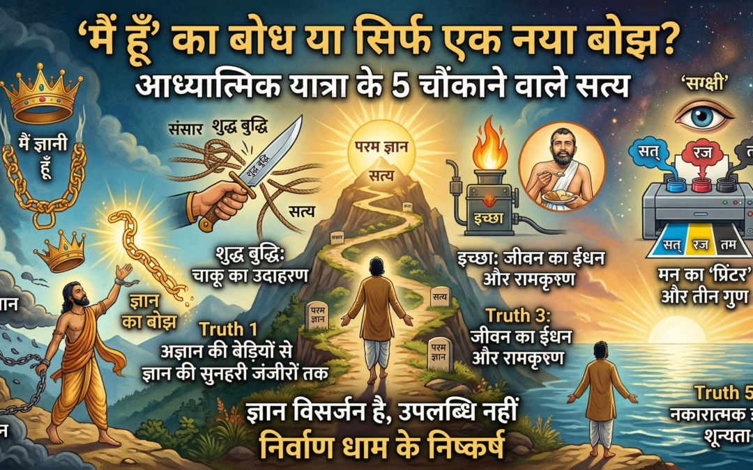 “मैं हूँ” का बोध या सिर्फ एक नया बोझ? आध्यात्मिक यात्रा के 5 चौंकाने वाले सत्य