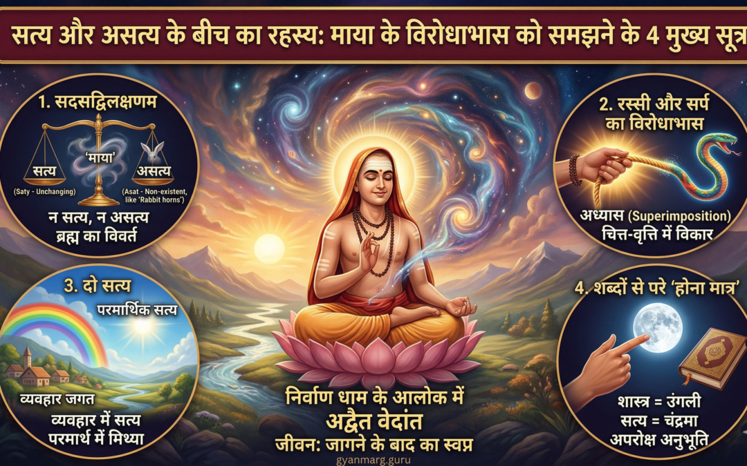 सत्य और असत्य के बीच का रहस्य: माया के विरोधाभास को समझने के 4 मुख्य सूत्र