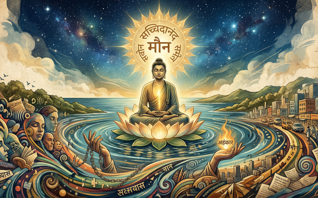 आपका स्वभाव मौन है, फिर संसार के शोर को सत्य मानने वाला कौन? | अद्वैत वेदांत और साक्षी भाव