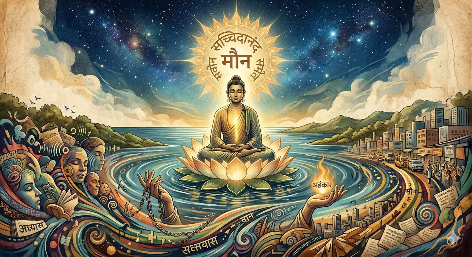 आपका स्वभाव मौन है, फिर संसार के शोर को सत्य मानने वाला कौन? | अद्वैत वेदांत और साक्षी भाव