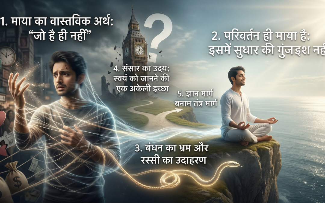 माया का भ्रम: 5 गहरे सत्य जो आपके संसार देखने के नजरिए को बदल देंगे