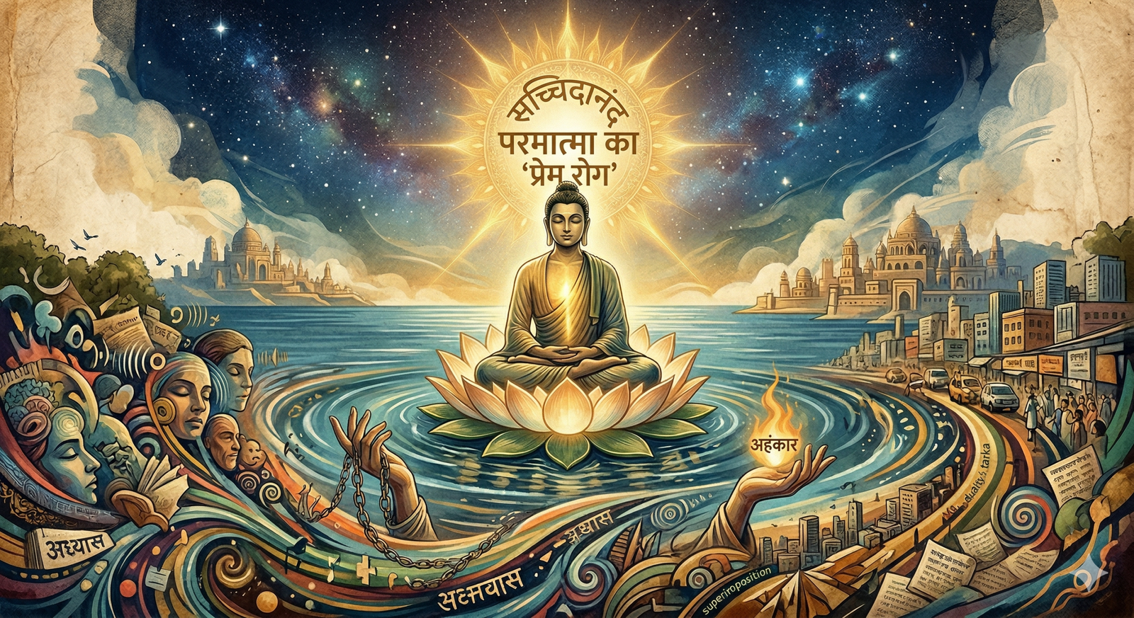 परमात्मा का ‘प्रेम रोग’: जब अद्वैत ही सत्य है, तो हम द्वैत की दवा क्यों ढूंढते हैं?